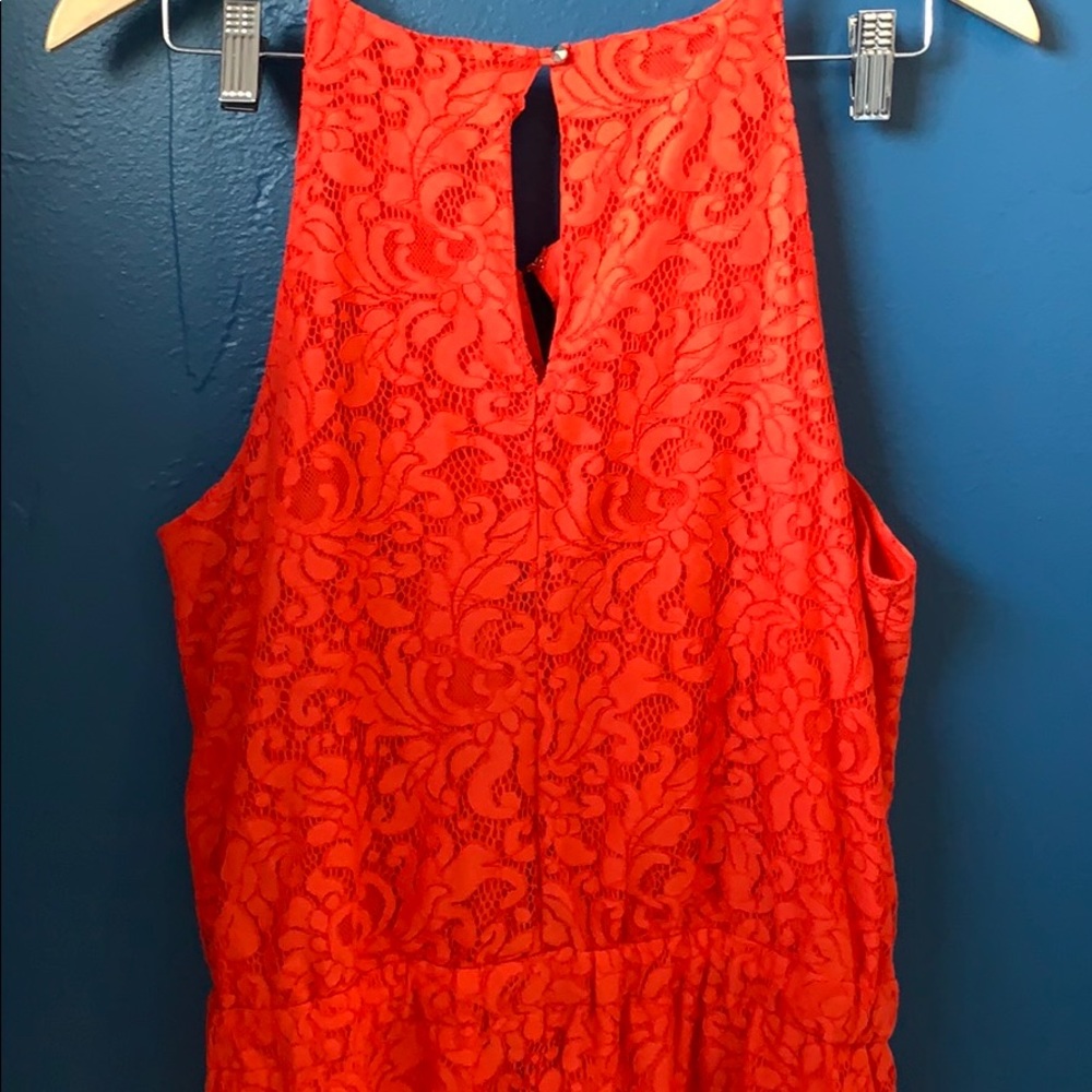 NWT Spring laced romper 🧡 - Picture 3 of 3